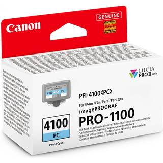Photo Cyan blækpatron PFI-4100PC  - Canon - 80,0ml.