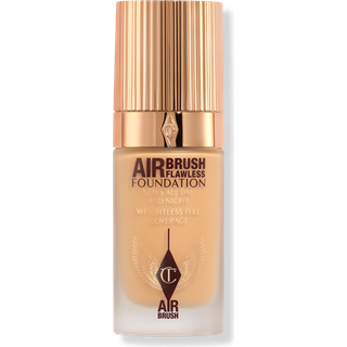 Charlotte Tilbury - Airbrush Flawless Foundation – Let Fuld Dækning - Airbrush Flawless Foundation - 7w - For Women - Beige