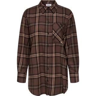 Only - Onljuliana Ls Loose Check Shirt - 4846080 Shopping Bag Texana