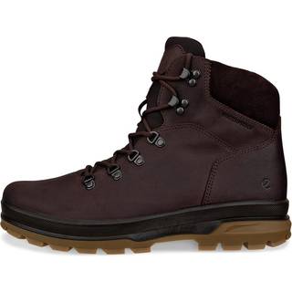 Ecco Rugged Track Waterproof Lace Boot Fritidsstøvler Herrer størrelse 44 farve sort/brun