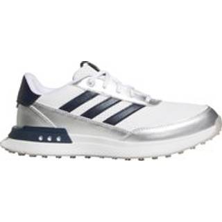 adidas Golfsko S2G SL Læder 25, weiss_indigo_silber