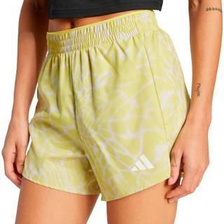 Train Essentials Allover Print Workout Shorts - Beige - XL