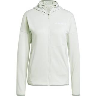 adidas Terrex Women's Xploric Light Fleece Hooded Jacket Fleecejakke Damer størrelse XS farve hvid