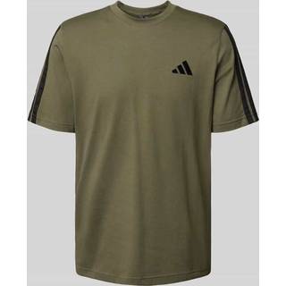 adidas 3-Stripes T-Shirt T-shirt Herrer størrelse L farve olivengrøn