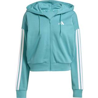 adidas adidas Green 3-Stripes French Terry Full Zip Regular Hoodie