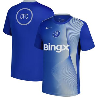 Chelsea FC Academy Pro Third Nike Dri-FIT Total 90-opvarmningstrøje til fodbold til mænd - blå - S