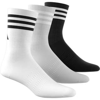 adidas Sokker 3-pak Crew, hvid/grå/sort