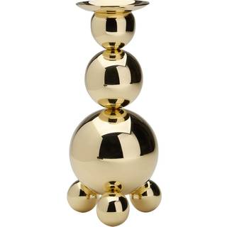 Trippel Ball Candlestick Brass