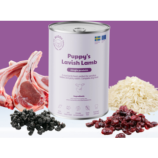 Buddy Vådfoder - Hvalp Lavish Lamb 400g - Lam