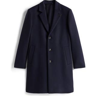 Smart Casual Wool Blend Single Breasted Coat