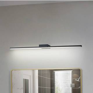 Væglampe Kivana Lucande, Sort, Badeværelse, Aluminium, Moderne