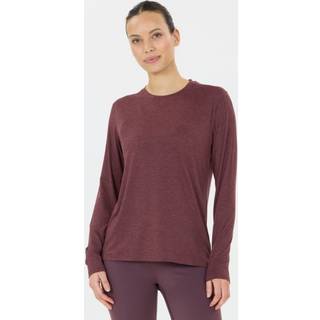 Endurance Alvaly Melange Long Sleeve Tee Brun Dame Trøjer & mellemlag