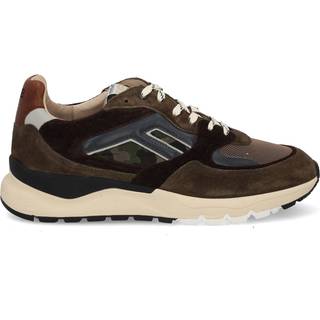 Floris van Bommel Herren Sneaker braun Velours