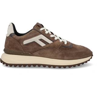 Floris van Bommel Herren Sneaker braun Velours