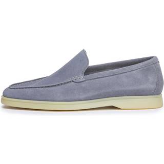 Floris van Bommel Herren Schuhe blau Velours
