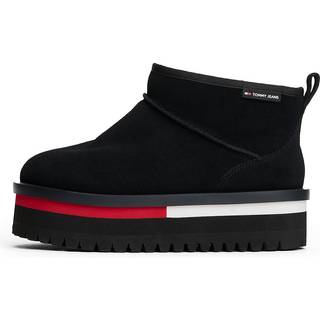 Suede Platform Cleat Snow Boots