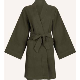 Hunkemöller Vaflet badekåbe grøn - M/L