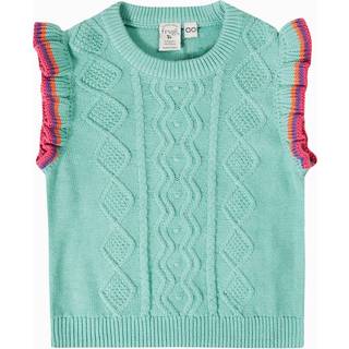Frugi Frugi Blå Ray Flæsekant Tank Top