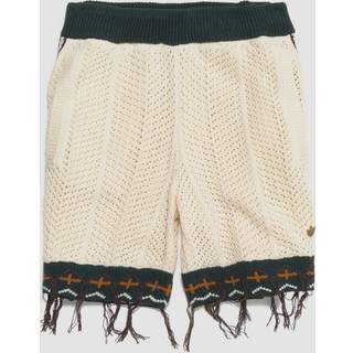x CLOT Crochet Shorts in Cream White - S