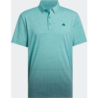 Adidas Golf adidas Golf Teal Blue To Rise Print Polo Shirt - Medium Regular