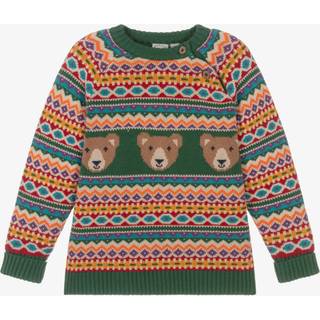 Frugi Frugi Blå Fowey Fairisle-mønster strikket Trøje