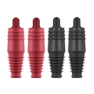 4 stk. vinpropper til vinflasker 4 stk. vakuumpropper til vinbesparelse