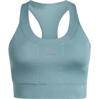 adidas Run Pocket Medium-Support BH Str. S-AB til aktiv træning i Pretea farve