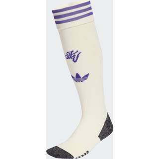 Aston Villa FC 25/26 tredjestrømper - Off White / Energy Ink - 40-42