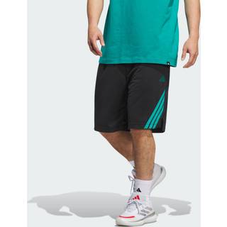 Legends 3-Stripes Basketball shorts - Black / Pure Teal - S 18 CM