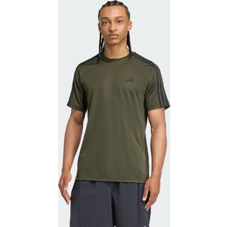Train Essentials 3-Stripes Training T-shirt - Night Cargo / Black - XL