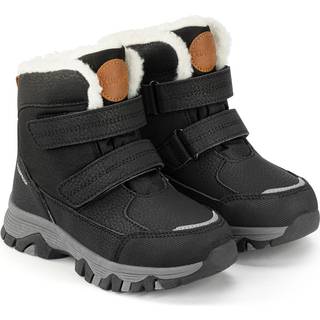 Kuling Klövsjö Vinterstøvler I Uld Always Black 20 EU Wool Sort 20 EU Unisex