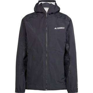 Adidas Women's Terrex Xperior Hybrid Rain Jacket Black/Black, XL