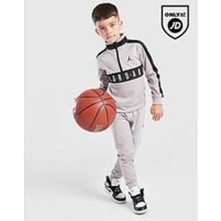 Jordan Poly 1/4 Zip Tracksuit Children, Grå - 4-5Y