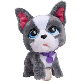 Fur Real Walk-A-Lots Interaktivt Legetøj Fransk Bulldog 23 cm