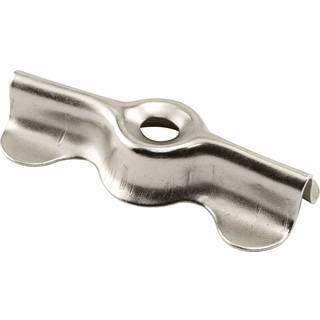 Prime-line PL 14843 Nikkelbelagt dobbeltving-flush-klip (25 pakke)