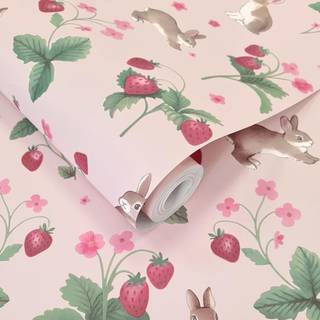 Albany Wallpaper Bunnies and Berries 14141