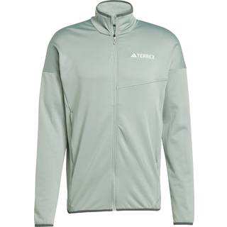 Adidas Men's Terrex Xperior Climawarm Light Fleece Jacket Silver Green, XL