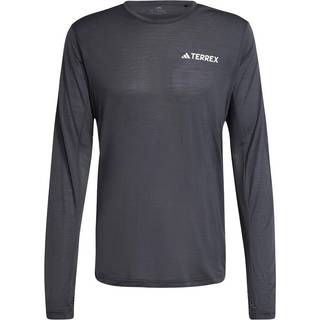 adidas Terrex Xploric L/S T-Shirt Funktionsshirt Herrer størrelse S farve grå/blå