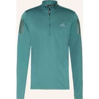 adidas Own The Run Half-Zip Running Shirt Men - Dark Green, Size XXL - dark_green