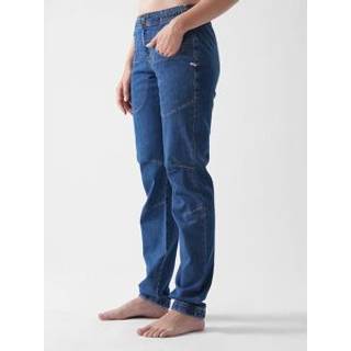 E9 Women's Onda Denim Boulderingbukser Damer størrelse XS farve blå