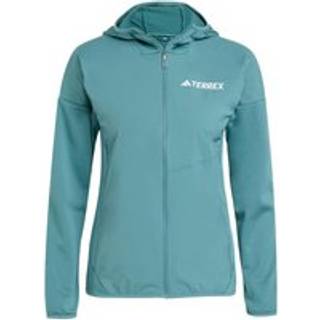adidas Terrex XPR Wind Fleece Running Jacket Women - Dark Green, Size M - dark_green