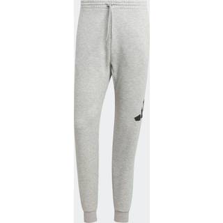 adidas adidas Essentials fleece joggingbukser med stort logo og manchetter