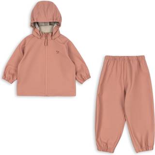 Konges Sløjd Plainy Rain Set Cameo Brown Plainy Rain Set Cameo Brown 7-8Y  Lyserød  7-8 år  kvinde