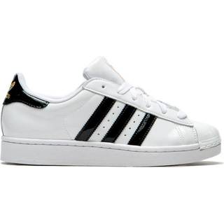 adidas Originals Superstar II sko - Cloud White / Core Black / Gold Metallic - 40