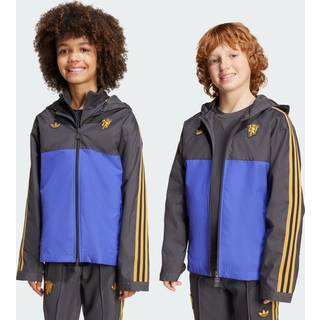 Manchester United Terrace Icons parka til børn - Utility Black - 152