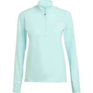 adidas Terrex XPR Half-Zip Running Shirt Women - Turquoise, Size L - turquoise