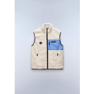 Napapijri Yupik V Fleecevest Herrer størrelse L farve beige