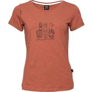Chillaz Women's Gandia Alpaca Gang Winter T-shirt Damer størrelse 36 farve rød
