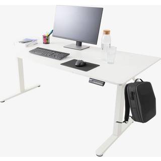 Arebos® Elektrisk højdejusterbart skrivebord 180x80 cm Memory-funktion Justerbart computerskrivebord Stå-sidde-bord