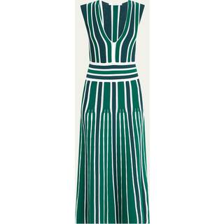 Max Mara Tallone striped maxi dress - multicoloured - L